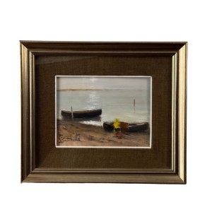 Gaetano Bocchetti, Scene with a Lake - Gaetano Bocchetti (1888 - 1990)