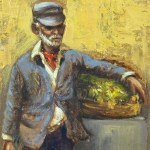 Giovanni Prassi, The flower seller - Giovanni Prassi (1945)