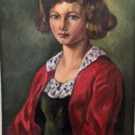 UNIDENTIFIED SIGNATURE, Portrait of a woman