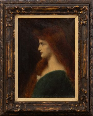 Jean-Jacques Henner (1829-1905), Portret damy, XIXw.