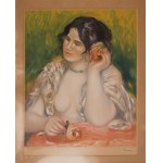 Pierre-Auguste Renoir (1841-1919), Portrait of Gabrielle with a rose in her hair, 1911