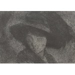 Alphonse Karpinski (1875-1961), Portrait of a Woman in a Hat