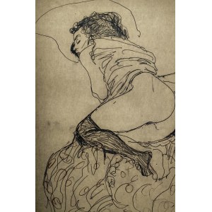 Gustav Klimt (1862-1918), Schlafende Frau