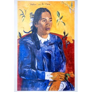 Paul Gauguin (1848-1903), Kobieta z kwiatem