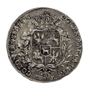 Poland, Stanislaw August Poniatowski, semi-talar 1788 EB, Warsaw