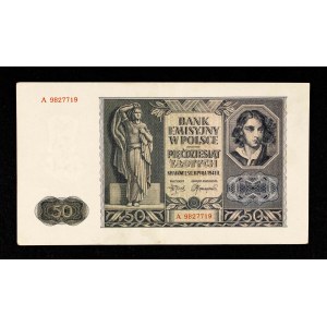 Poland, General Government, 50 zloty 1.08.1941, series A
