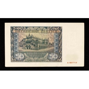 Poland, General Government, 50 zloty 1.08.1941, series A