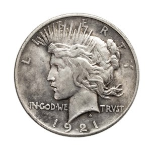 Stany Zjednoczone Ameryki (USA), 1 Peace dolar 1921, Filadelfia