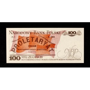 Poland, PRL, 100 zloty 17.05.1976, Ludwik Waryński, AK series