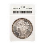 United States of America (USA), 1 Morgan dollar 1878 S, San Francisco, rarer vintage.