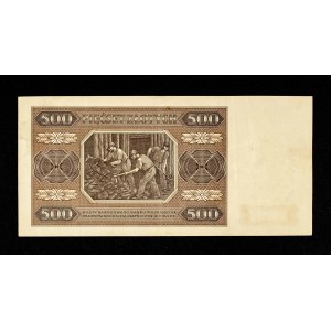 Pologne, PRL, 500 zloty 01.07.1948, série BH