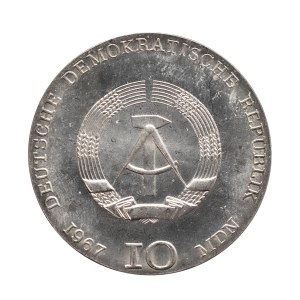 Germany, GDR, 10 marks, 1967, Berlin