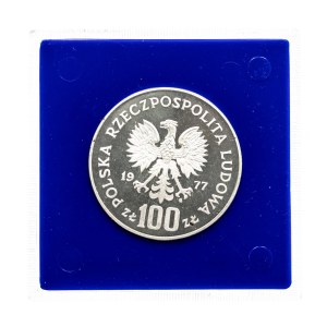 Poland, People's Republic of Poland, 100 zloty 1977, Environmental Protection - Bison