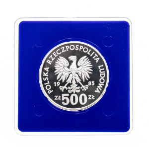 Poland, People's Republic of Poland, 500 zloty 1985, 40 Years of the United Nations