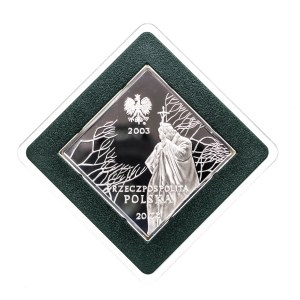 Polska, Rzeczpospolita od 1989 roku, 20 złotych 2003, Jan Paweł II - klipa