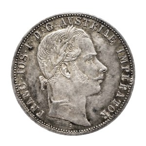 Austria, Franciszek Józef I, 1 floren 1861 A, Wiedeń