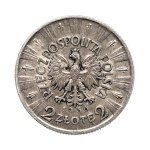 Poland, Second Republic, 2 zloty 1936 Pilsudski, Warsaw