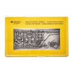 Poland, Jozef Pilsudski plaque - 5000000 zloty 2008, 90th Anniversary of Regaining Independence