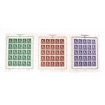 General Government, set of 3 sheets of stamps 1944 - series on the occasion of A. Hitler