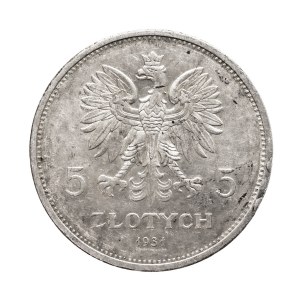 Poland, Second Republic, 5 zloty 1931 Nike, Warsaw - rare