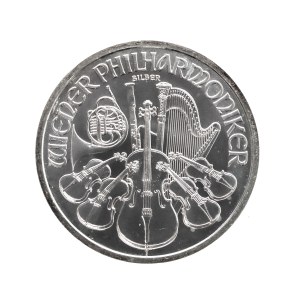 Austria, 1,5 euro 2011 - Filharmonia Wiedeńska, srebro 1 oz
