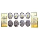 Niue, set of 8 coins $2 2010, Tsar's Faberge Eggs