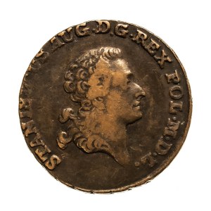 Polsko, Stanisław August Poniatowski, trojak 1792 EB, Varšava. Datové razítko.