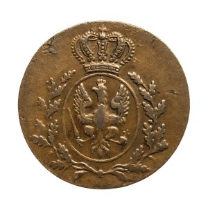 Posenské velkovévodství, 1 penny 1816 A, Berlín. Odrůda :.