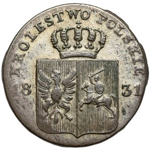 November Uprising, 10 groszy 1831 KG, Warsaw.