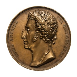 Francja, Ludwik Antoni d’Artois, medal - zdobycie Kadyksu 1823