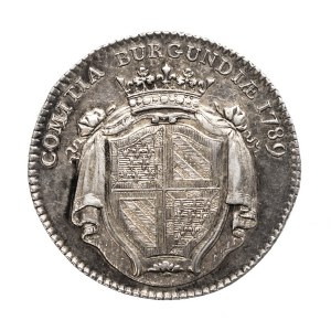 France, Louis XVI, token - States of Burgundy 1789, silver