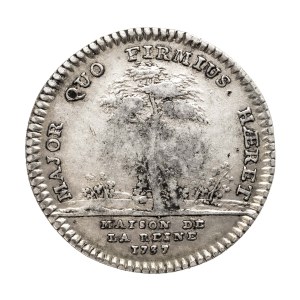 France, Marie Leszczynska, token - Queen of France, 1737, silver