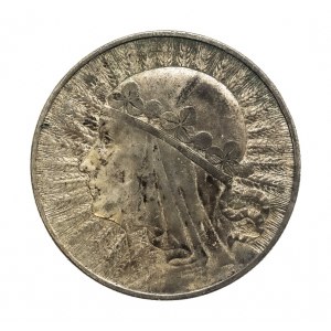 Poland, Second Republic, 10 zlotys 1933, Woman, Warsaw