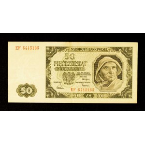 Poland, PRL, 50 ZŁOTYCH 1.07.1948, EF series.