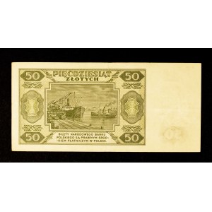 Poland, PRL, 50 ZŁOTYCH 1.07.1948, EF series.