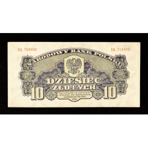 Poland, PRL, 10 ZLOTYCH 1944, EA series, mandatory.