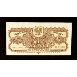 Poland, PRL, 5 Zlotych 1944, HE series, mandatory.