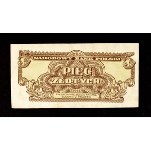 Poland, PRL, 5 Zlotych 1944, HE series, mandatory.