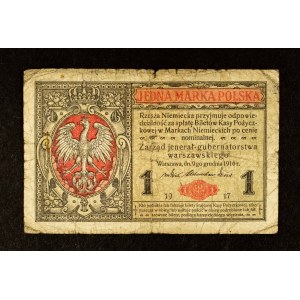 General Government of Warsaw, 1 Polish mark 9.12.1916, jeneral, Series A.