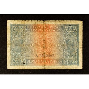 General Government of Warsaw, 1 Polish mark 9.12.1916, jeneral, Series A.