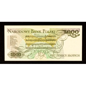 Poland, PRL, 5000 ZŁOTYCH 1.06.1982 BW series.