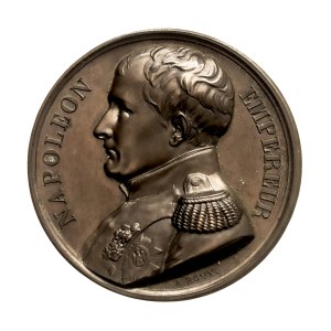Francja, Napoleon Bonaparte, medal - Memoriał ze Św. Heleny 1840