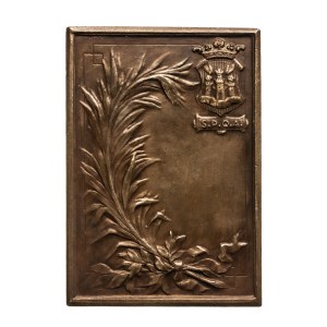 Francja, plakieta nagrodowa Międzynarodowej Wystawy Sztuki Kulinarnej, 1899 - art nouveau