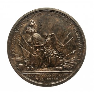 Courland, medal from 1747, commemorating the victories of Maurice Saxon