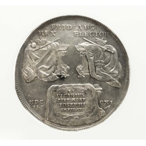 Poland, August II the Strong, Vicar thaler, Dresden 1711 ILH