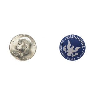 Vereinigte Staaten von Amerika (USA), 1 Dollar 1974 S, Eisenhower Silberdollar