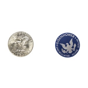 Vereinigte Staaten von Amerika (USA), 1 Dollar 1974 S, Eisenhower Silberdollar