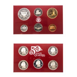 Stany Zjednoczone Ameryki (USA), zestaw monet Silver Proof Set 2004