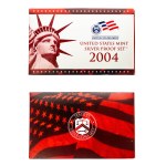 Stany Zjednoczone Ameryki (USA), zestaw monet Silver Proof Set 2004
