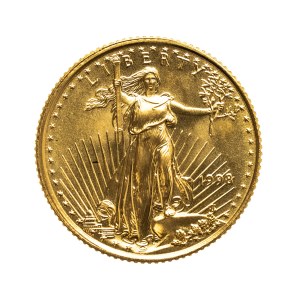 United States of America (USA), $5 1998, gold